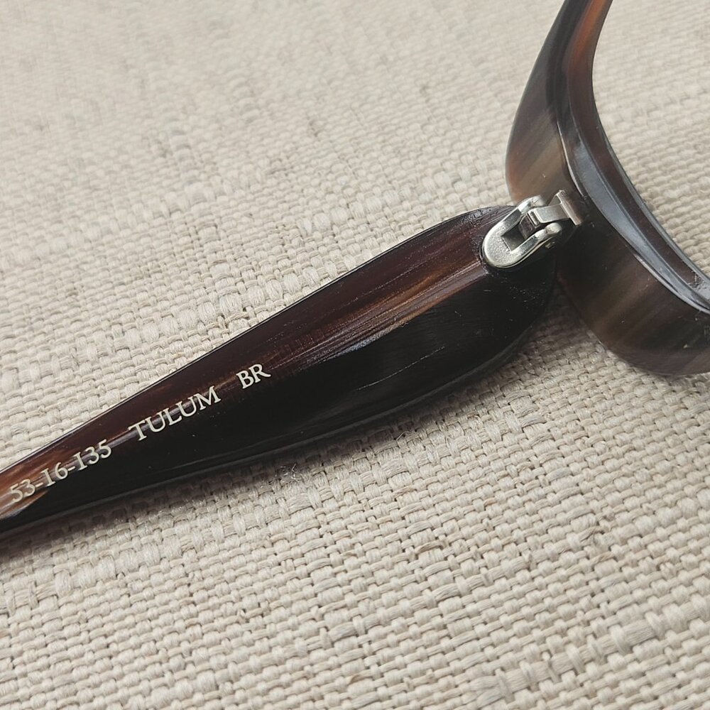 Dana Buchman Women Eyeglasses TULUM Brown Crystal 53[]16 135 Frame - Picture 9 of 16